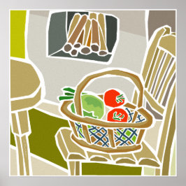 De organische keuken poster