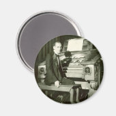 De orgelspeler magneet (Voorkant / Achterkant)