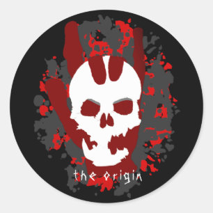 De Origin Hand Sign Ik hou van jou Cool Harde Rock Ronde Sticker