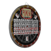 De originele 52-kaart met pokerleven 3.0-kleerkaar dartbord (Voorkant Links)
