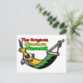 De originele Banana Hammock Briefkaart (Staand voorkant)