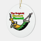 De originele Banana Hammock Keramisch Ornament (Links)