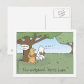 De originele Cartoon "Spitz Breed" Briefkaart (Voorkant / Achterkant)