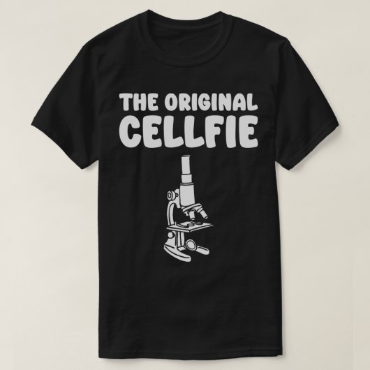 De originele Cellfie Microbiologist Science Microb T-shirt (Design voorkant)