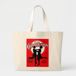 De originele Charleston Dance Bladmuziek 1923 Grote Tote Bag