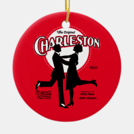 De originele Charleston Dance Bladmuziek 1923 Keramisch Ornament