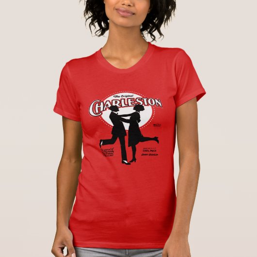 De originele Charleston Dance Bladmuziek 1923 T-shirt (Voorkant)