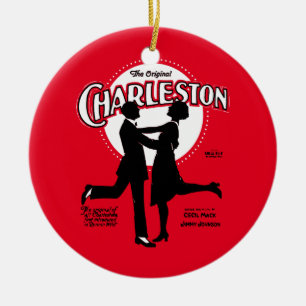 De originele Charleston-dans bladmuziek 1923 Keramisch Ornament