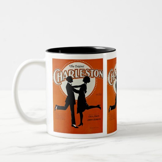 De originele Charleston Tweekleurige Koffiemok (Links)