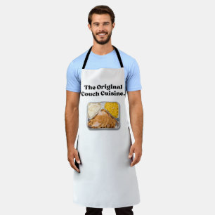 De originele Couch Cuisine Thanksgiving Shirt Schort