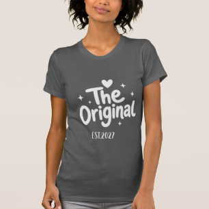 De Originele & De Remix Overeenkomende Moeder en D T-shirt