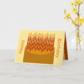 De originele Digitale Kaart van de Verjaardag van (Gele Bloem)