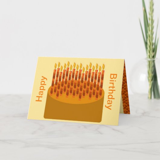 De originele Digitale Kaart van de Verjaardag van (Voorkant)