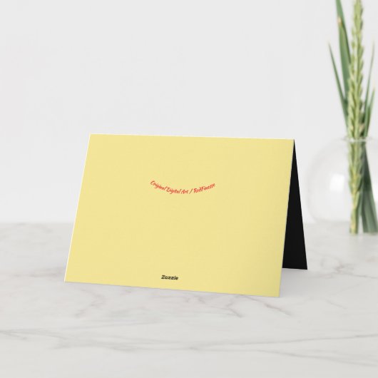 De originele Digitale Kaart van de Verjaardag van (Achterkant)