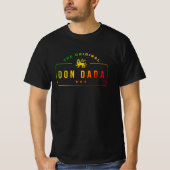 De originele Don Dada Rasta kleuren reggae T-shirt (Voorkant)