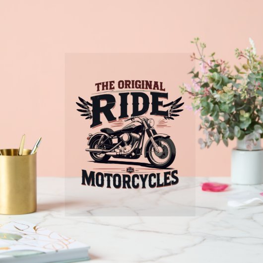 De originele fiets acryl bord (Huwelijk)