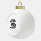 De originele fiets keramische bal ornament (Rechts)