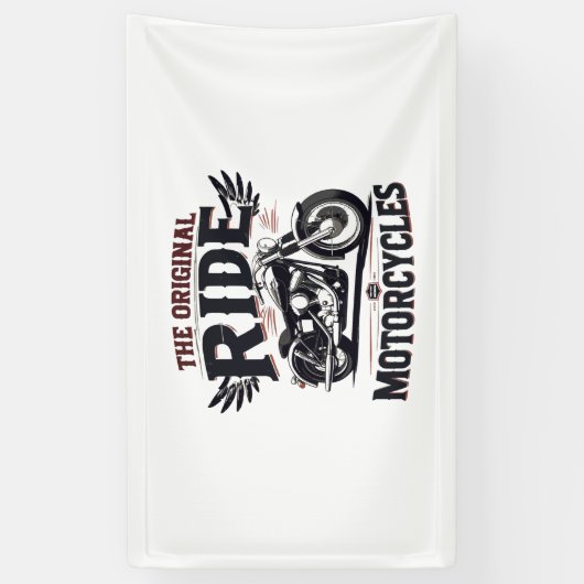 De originele fiets spandoek (Verticaal)