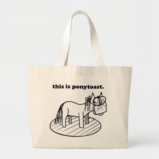 De originele fonytoast. grote tote bag (Voorkant)