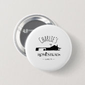 De originele Homestead Ronde Button 5,7 Cm (Voorkant /achterkant)
