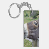 De originele Jackass Funny Donkey Mule Boerderij A Sleutelhanger (Voorkant Links)