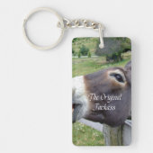 De originele Jackass Funny Donkey Mule Boerderij A Sleutelhanger (Voorkant)