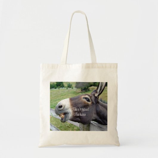 De originele Jackass Funny Donkey Mule Boerderij A Tote Bag (Voorkant)