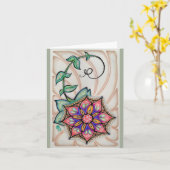 De originele Kaart van de Nota van de Kunst, witte (Gele Bloem)