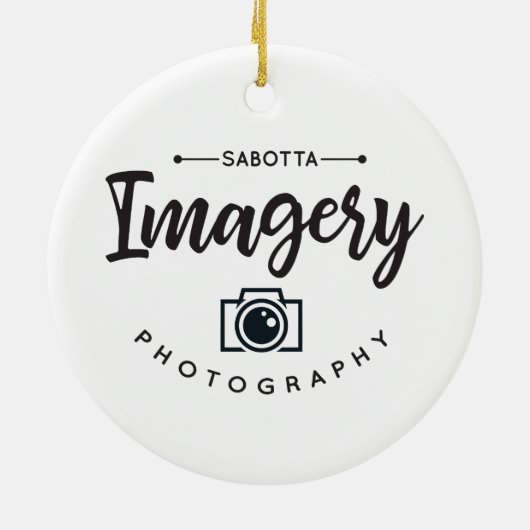 De originele kerstversiering van de Sabotta-beelde Keramisch Ornament (Achterkant)