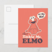 De Originele Kietel Me Elmo Briefkaart (Voorkant / Achterkant)