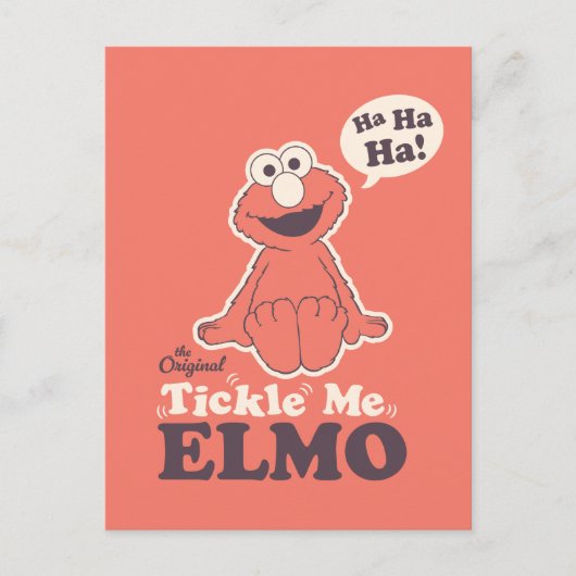 De Originele Kietel Me Elmo Briefkaart (Voorkant)