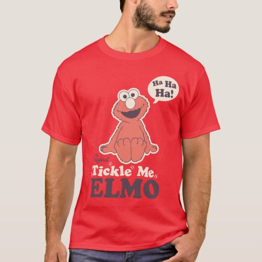 De Originele Kietel Me Elmo T-shirt (Voorkant)