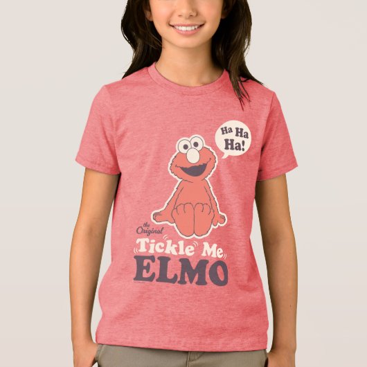De Originele Kietel Me Elmo Tri-Blend Shirt (Voorkant)