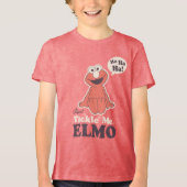 De Originele Kietel Me Elmo Tri-Blend Shirt (Voorkant)
