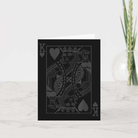 De originele King of Hearts Dark Design Kaart (Voorkant)