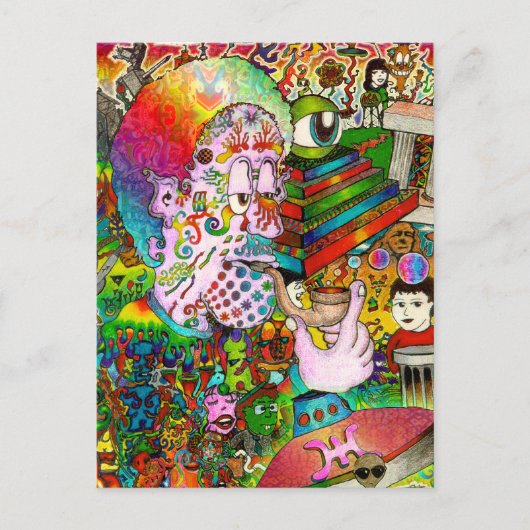 "De originele kunst hangen-denkt van het Ongeval" Briefkaart (Voorkant)