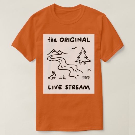 De originele Levende Stroom T-shirt (Design voorkant)