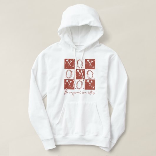 de originele liefdesbrieven hoodie (Design voorkant)
