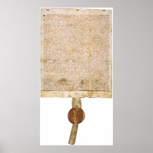 De ORIGINELE Magna Carta 1297 Versie Poster
