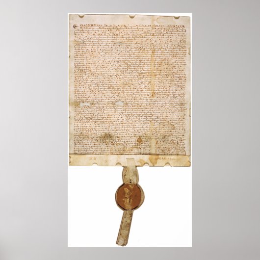 De ORIGINELE Magna Carta 1297 Versie Poster (Voorkant)