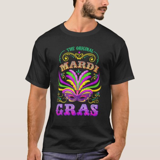 De originele mardi Gras T-shirt (Voorkant)