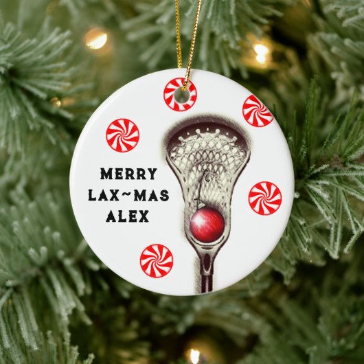 De originele Merry Lax-mas Keramisch Ornament (Boom)