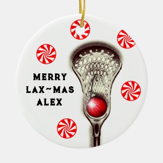 De originele Merry Lax-mas Keramisch Ornament (Voorkant)