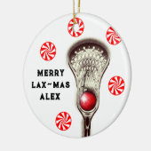 De originele Merry Lax-mas Keramisch Ornament (Links)