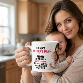 De Originele Multitasker, Op Maat Gemaakte Fotobek Grote Koffiekop