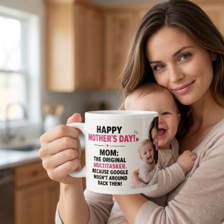 De Originele Multitasker, Op Maat Gemaakte Fotobek Grote Koffiekop