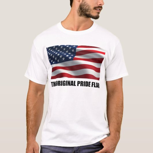 De originele pride vlag t-shirt (Voorkant)