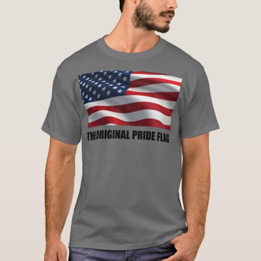 De originele pridevlag t-shirt (Voorkant)