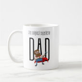 De Originele Superheld Vader Grappige Vaderdag Koffiemok (Links)