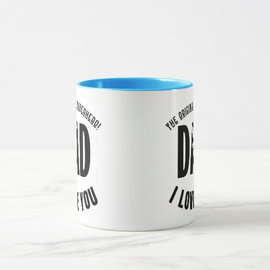 De originele Superhero: Ik hou van papa Mok (Midden)